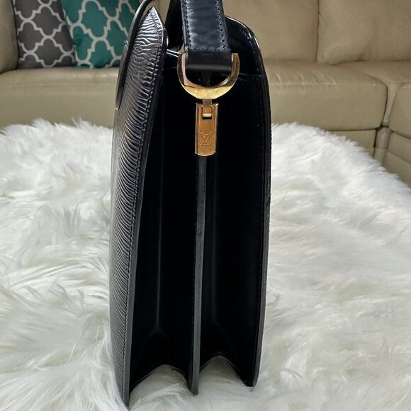 Authentic Louis Vuitton Capuchin Epi Noir Leather Crossbody - Picture 8 of 16